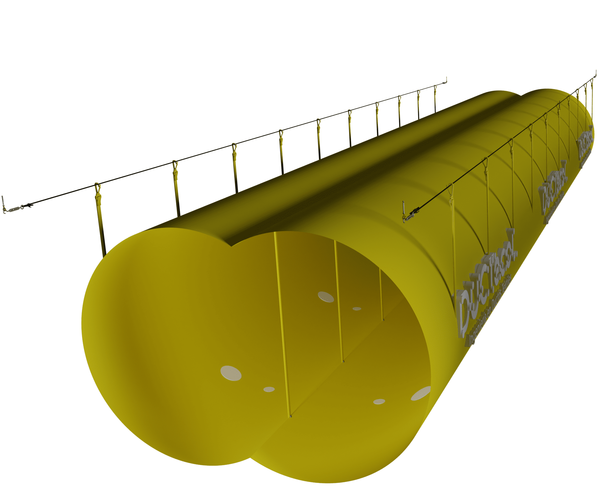 Double Circle Fabric Duct